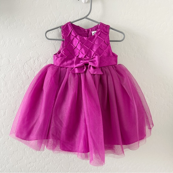 Cherokee Other - Cherokee Baby Girls Dress Purple Size 12 Month Birthday Party Fancy